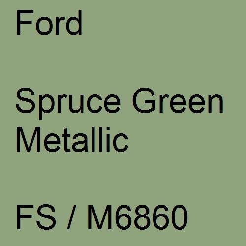 Ford, Spruce Green Metallic, FS / M6860.